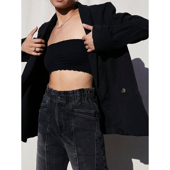 Free People Jackets & Blazers - NWT Free People Rowan Blazer / Black